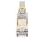 StarTech.com cable de red Ethernet RJ45 Cat6a blindado STP de 1 metro, color gris, SKU 6ASPAT1MGR