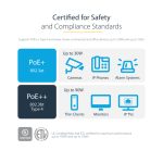 StarTech.com Cable Ethernet CAT6a de 7 metros, blindado Snagless RJ45, soporte PoE de 100W, SKU 6ASPAT7MGR