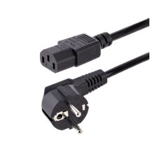 StarTech.com Cable de 3 metros (10 pies) de alimentación para ordenador, modelo 713E-3M-POWER-CORD. Incluye enchufe Schuko, conector C13, 250V, 10A, 18AWG
