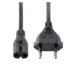 StarTech.com Cable de 2 metros de alimentación para ordenador portátil o impresora. Conector UE a C7, 2,5A 250V, 18AWG. SKU 752E-2M-POWER-LEAD.
