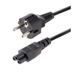 Cable de 3 metros marca StarTech.com para alimentación de ordenador portátil, con enchufe Schuko a conector C5, soporta 2,5A y 250V, SKU 753E-3M-POWER-LEAD
