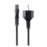 Cable de 3 metros marca StarTech.com para alimentación de ordenador portátil, con enchufe Schuko a conector C5, soporta 2,5A y 250V, SKU 753E-3M-POWER-LEAD