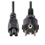 Cable de 3 metros marca StarTech.com para alimentación de ordenador portátil, con enchufe Schuko a conector C5, soporta 2,5A y 250V, SKU 753E-3M-POWER-LEAD
