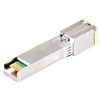 Imagen del StarTech.com Módulo Transceptor SFP+ Compatible con HPE 813874-B21. Conector SFP a RJ45 Cat6/Cat5e, velocidad Ethernet Gigabit de 10Gb y alcance de 30m