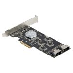 StarTech.com Tarjeta PCIe de 8 Puertos SATA. Adaptadora de Expansión PCI Express con 4 Controladores de Host. SKU: 8P6G-PCIE-SATA-CARD