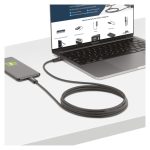 Cable Thunderbolt StarTech.com de 2 metros, 40 Gbit/s en color negro, SKU A40G2MB-TB4-CABLE
