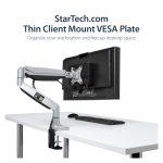 Imagen del StarTech.com Soporte de Montaje VESA para Clientes Delgados, modelo ACCSMNT. Soporte versátil para thin clients, ideal para optimizar el espacio de trabajo.