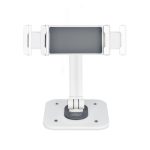 Soporte ajustable de sobremesa StarTech para tablet con capacidad de 1kg y montaje en pared. Incluye base ergonómica, giro, rotación e inclinación. SKU ADJ-TABLET-STAND-W