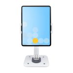 Soporte ajustable de sobremesa StarTech para tablet con capacidad de 1kg y montaje en pared. Incluye base ergonómica, giro, rotación e inclinación. SKU ADJ-TABLET-STAND-W
