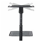 Soporte móvil de StarTech.com para proyector y ordenador portátil, modelo con carrito de servicio pesado, 2 estantes y altura ajustable. SKU ADJPROJCART.