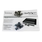 Estante bandeja fijo para gabinete de servidores StarTech.com con profundidad ajustable. SKU: ADJSHELF