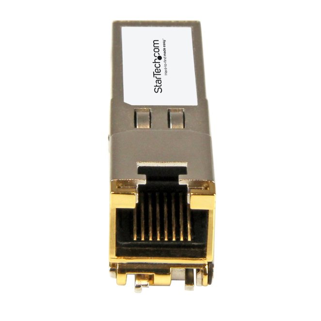 StarTech.com Módulo Transceptor SFP+ Compatible con el Modelo AR-SFP-10G-T de Arista Networks - 10GBASE-T - SFP+ a RJ45 Cat6 / Cat5e - SFP+ Ethernet Gigabit de 10Gb - RJ45 - 30m 3 Instalación del StarTech.com Módulo Transceptor SFP+