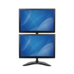 Soporte vertical de acero para dos monitores StarTech.com con base ajustable VESA, diseño de servicio pesado para pantallas de hasta 27 pulgadas, SKU ARMBARDUOV