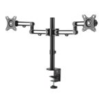 StarTech.com brazo de soporte para monitor articulado de aluminio, modelo ARMDUAL3, ideal para ajustable y flexible