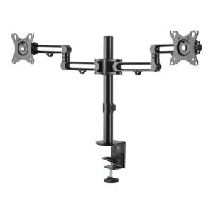 StarTech.com brazo de soporte para monitor articulado de aluminio, modelo ARMDUAL3, ideal para ajustable y flexible