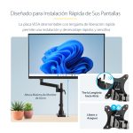 Brazo de soporte para monitor de StarTech.com, modelo articulado con 2 puertos USB 3.0, SKU ARMPIVOT2USB3