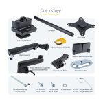 Brazo de soporte para monitor de StarTech.com, modelo articulado con 2 puertos USB 3.0, SKU ARMPIVOT2USB3