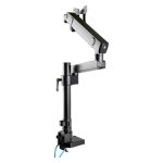 Brazo de soporte para monitor de StarTech.com, modelo articulado con 2 puertos USB 3.0, SKU ARMPIVOT2USB3