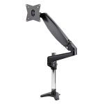 StarTech.com brazo de soporte de escritorio para un monitor VESA de hasta 32 pulgadas o ultraancho de 49 pulgadas y 8kg, modelo con base de mordaza. SKU: ARMPIVOTE2