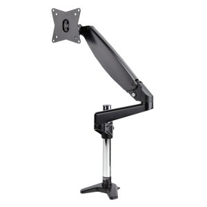 StarTech.com brazo de soporte de escritorio para un monitor VESA de hasta 32 pulgadas o ultraancho de 49 pulgadas y 8kg, modelo con base de mordaza. SKU: ARMPIVOTE2