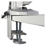 Brazo de soporte dual StarTech.com para 2 monitores VESA de 15 a 32 pulgadas con hub USB de 2 puertos. SKU: ARMSLIMDUOS