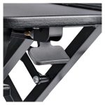 Convertidor de escritorio de pie y sentado de esquina StarTech.com con superficie de 89cm x 53cm, bandeja para teclado y altura ajustable, SKU ARMSTSCORNR.