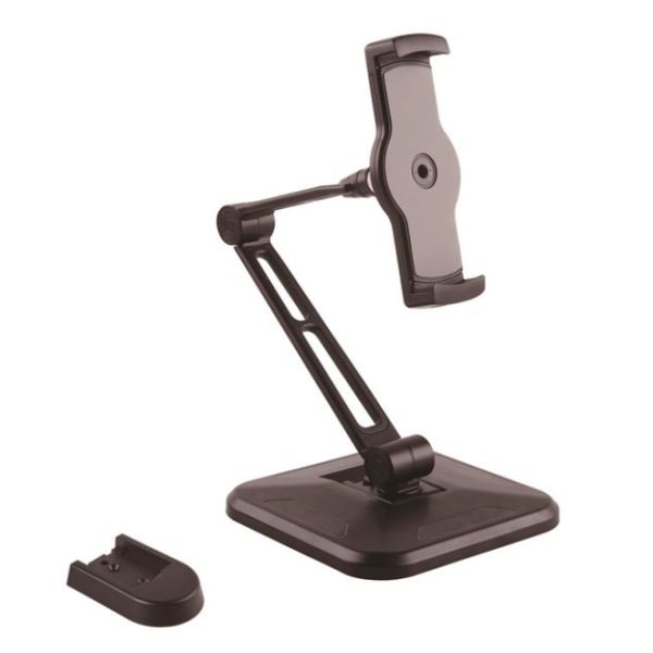Soporte StarTech.com con brazo ajustable para tablet, pivotante para montaje en pared, SKU ARMTBLTDT. Para tablets de diferentes tamaños y fácil instalación.