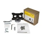 Soporte de pared para monitor de StarTech.com, fabricado en aluminio, compatible con pantallas de hasta 27 pulgadas, SKU: ARMWALL