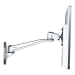 StarTech.com brazo de montaje en pared para soporte de monitores VESA de hasta 30 pulgadas, modelo premium con brazo articulado de 26cm, SKU ARMWALLDS2