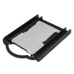 StarTech.com Bracket de Montaje para Discos Duros o SSD de 2,5 pulgadas en bahías de 3,5 pulgadas, modelo BRACKET125PT, instalación sin herramientas