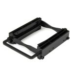 StarTech.com bracket de montaje para 2 unidades de discos duros o SSD de 2,5 pulgadas en bahía de 3,5 pulgadas, modelo BRACKET225PT, sin necesidad de herramientas