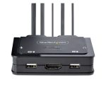 StarTech.com C2-H46-UAC-CBL-KVM interruptor KVM de color negro, ideal para gestión de múltiples computadores con conectividad superior. SKU: C2-H46-UAC-CBL-KVM.