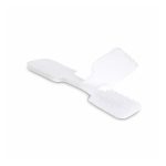 StarTech.com paquete de 100 etiquetas blancas de 9cm para cables, con velcro de gancho a gancho para identificación de cables. SKU: CABLE-TAG-HLWH