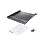 StarTech.com bandeja estante ventilado de 1U para armario rack de servidores de 19 pulgadas, 16 pulgadas de profundidad, acero de servicio pesado, capacidad 20kg, SKU CABSHELF116V