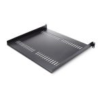 StarTech.com bandeja estante ventilado de 1U para armario rack de servidores de 19 pulgadas, 16 pulgadas de profundidad, acero de servicio pesado, capacidad 20kg, SKU CABSHELF116V