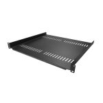 StarTech.com bandeja estante ventilado de 1U para armario rack de servidores de 19 pulgadas, 16 pulgadas de profundidad, acero de servicio pesado, capacidad 20kg, SKU CABSHELF116V