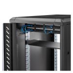 Bandeja Estante de 1U StarTech.com para armario rack de servidores, 10 pulgadas de profundidad, capacidad de 20kg, acero negro SKU: CABSHELF1U10