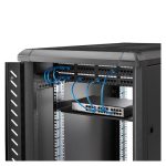 Bandeja Estante de 1U StarTech.com para armario rack de servidores, 10 pulgadas de profundidad, capacidad de 20kg, acero negro SKU: CABSHELF1U10