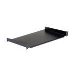 Bandeja Estante de 1U StarTech.com para armario rack de servidores, 10 pulgadas de profundidad, capacidad de 20kg, acero negro SKU: CABSHELF1U10