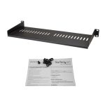 StarTech.com bandeja estante ventilado de 1U para armario rack de servidores con una profundidad de 7 pulgadas, SKU CABSHELF1U7V