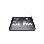 Estante ventilado StarTech.com para armario rack de servidores 2U, 22 pulgadas de profundidad, fija con capacidad de 22kg, SKU CABSHELF22V