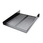 Estante ventilado StarTech.com para armario rack de servidores 2U, 22 pulgadas de profundidad, fija con capacidad de 22kg, SKU CABSHELF22V