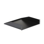StarTech.com estante bandeja cantilever 2U para armario rack de servidores de 19 pulgadas, 18 pulgadas de profundidad, 56kg de carga, acero de servicio pesado, negro. SKU CABSHELFHD