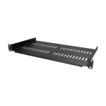 Imagen de la bandeja estante ventilado StarTech para armario rack de servidores de 1U y 19 pulgadas con capacidad de 20kg, SKU CABSHELFV1U