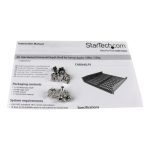 Imagen del estante bandeja ventilado Cantilever de StarTech.com para rack de servidores, tamaño 2U, con profundidad fija y capacidad de 22kg. SKU: CABSHELFV