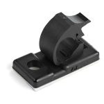 StarTech.com 100 Clips de Gestión de Cableado Adhesivos Negro, Organizador de Cableado para Escritorios y Oficinas SKU CBMCC1