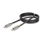 StarTech.com cable USB4 de 1m con conexión USB-C, certificado USB-IF para velocidades de 40Gbps y 100W de Power Delivery, SKU CC1M-40G-USB-CABLE