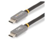 StarTech.com cable USB4 de 1m con conexión USB-C, certificado USB-IF para velocidades de 40Gbps y 100W de Power Delivery, SKU CC1M-40G-USB-CABLE