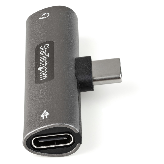 StarTech.com Adaptador de Audio y Carga USB-C - Adaptador de Audio USB Tipo C con Salida TRRS de 3,5mm para Auriculares con Micrófono y Pass Through de 60W USBC para Cargador 3 StarTech.com adaptador de audio USB-C para profesionales y estudiantes