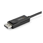 Imagen del StarTech.com Cable de 1m USB-C a DisplayPort 1.4, convertidor bidireccional con soporte para HBR3, HDR y DSC. Ideal para monitores DP 8K a 60Hz. SKU: CDP2DP141MBD